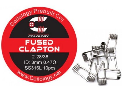 11149 coilology fused clapton predmotane spiralky ss316 0 47ohm 10ks
