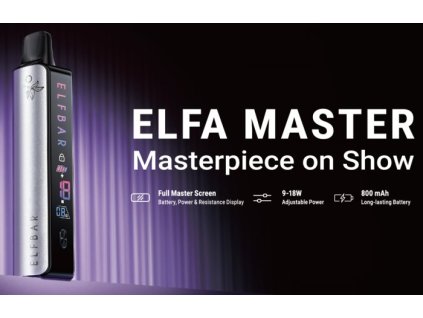 elf bar elfa master pod elektronicka cigareta 850mah dark cosmo
