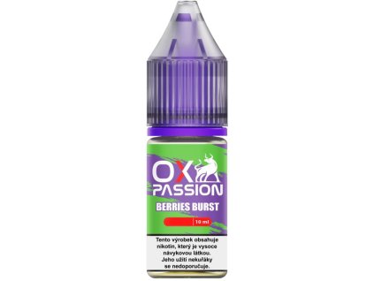 liquid oxva ox passion salts berries burst 10ml 10mg