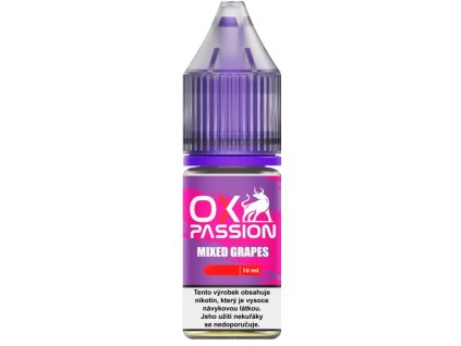 liquid oxva ox passion salts mixed grapes 10ml 10mg