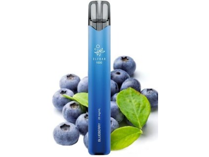 elf bar 1000 elektronicka cigareta 20mg blueberry