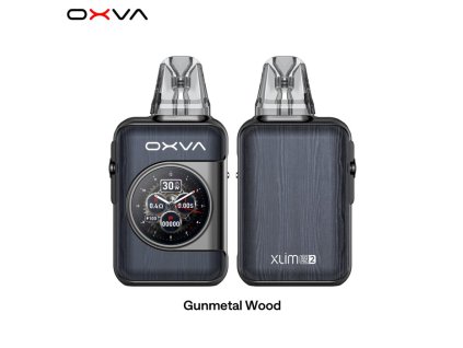 oxva xlim sq pro 2 elektronicka cigareta 1600mah gunmetal wood