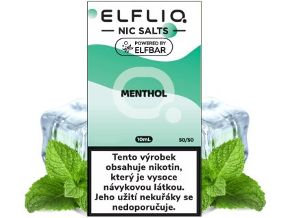 liquid elfliq nic salt menthol 10ml 10mg