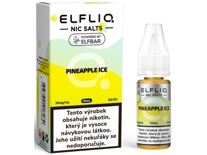 liquid elfliq nic salt pineapple ice 10ml 10mg