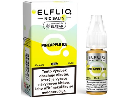 liquid elfliq nic salt pineapple ice 10ml 20mg