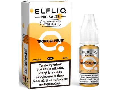 liquid elfliq nic salt tropical fruit 10ml 20mg
