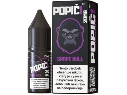 liquid popic salt grape bull 10ml 20mg