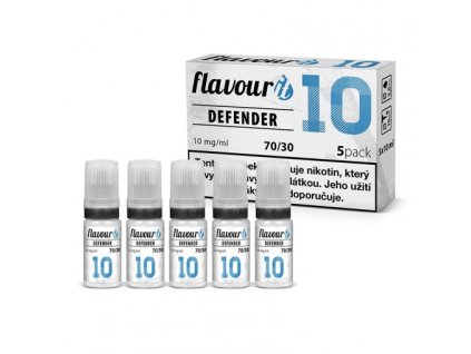 Flavourit DEFENDER Nikotinová báze 70/30 5x10ml 10mg