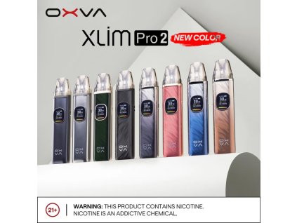 oxva xlim pro 2 elektronicka cigareta 1300mah amber orange