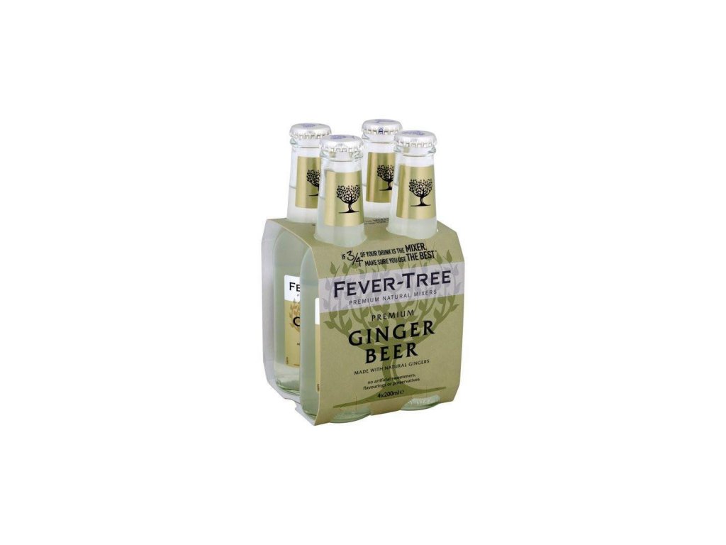 Fever Tree gingerbeer 4 x 0,2L