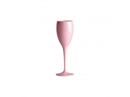 Plastová sklenice prosecco 175ml růžová
