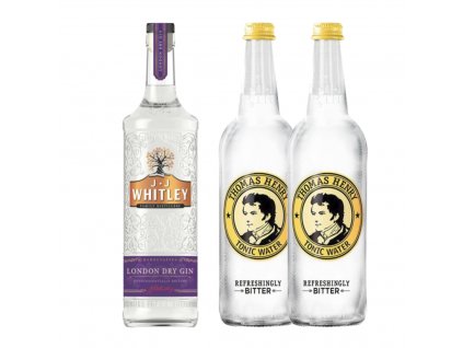 124 jj whitley london dry gin 1l 38 6 2x thomas henry tonic 0 75l