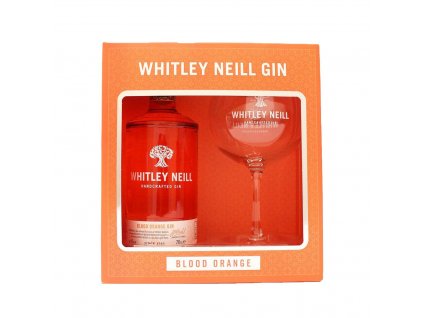 Whitley Neill blood orange gin 0,7L 43% GB se sklenicí