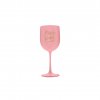 Plastová sklenice 480ml růžová "Bude prdel"