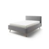 Postel Mattis Aspen světle šedá, 140 x 200 cm, včetně roštu