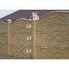 Betonovy plot L1L1L2L150S1