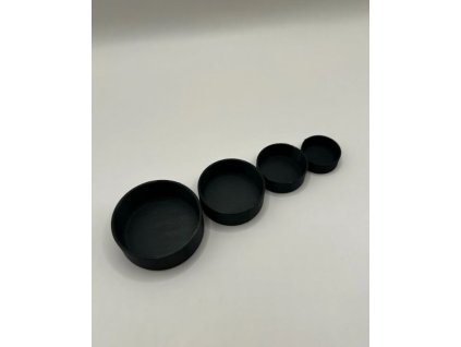 Misky kulaté ČERNÉ