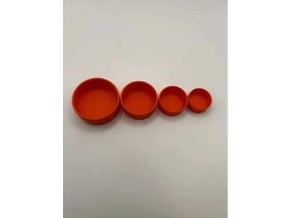 Misky kulaté ORANŽOVÉ