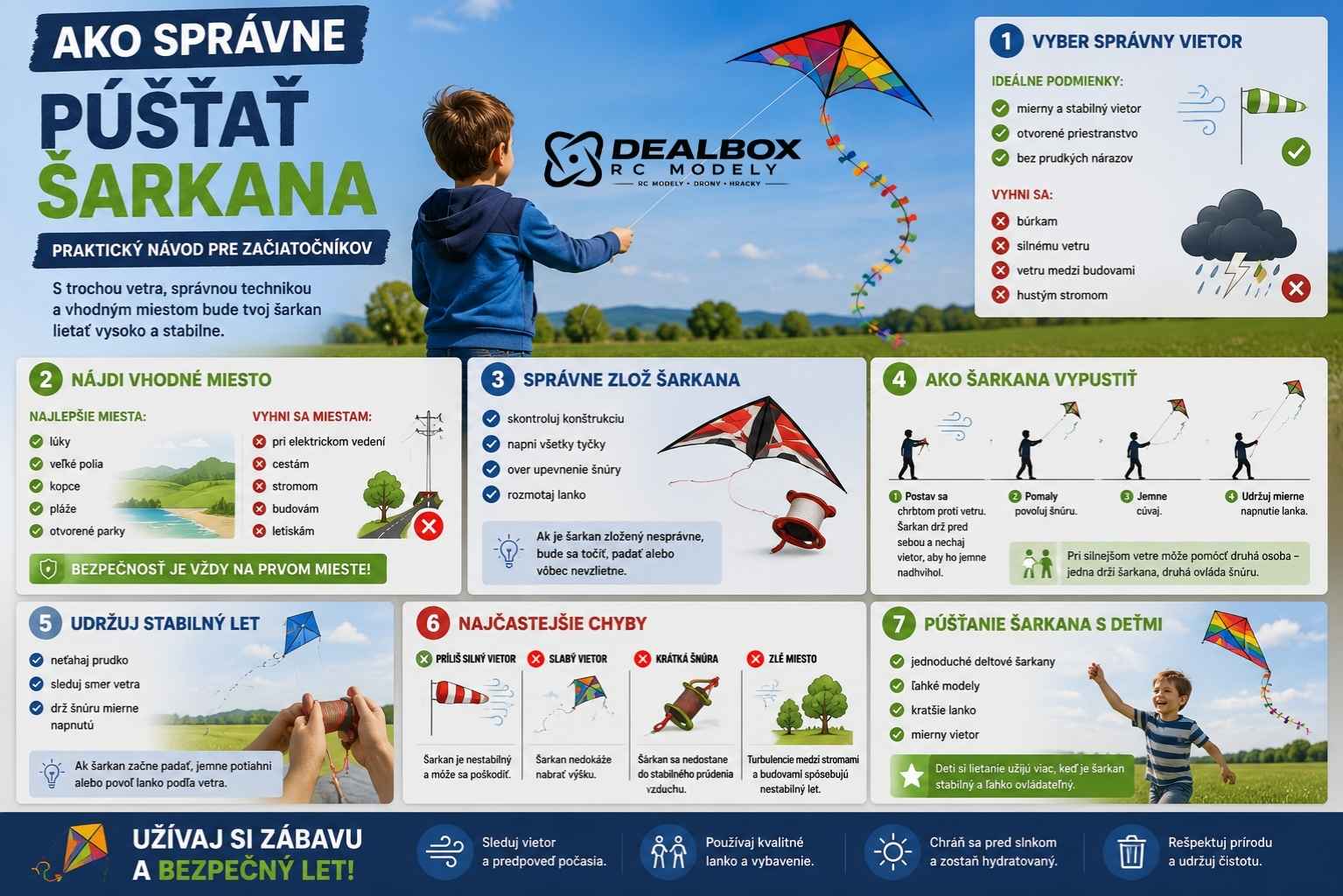 Ako správne púšťať šarkana?