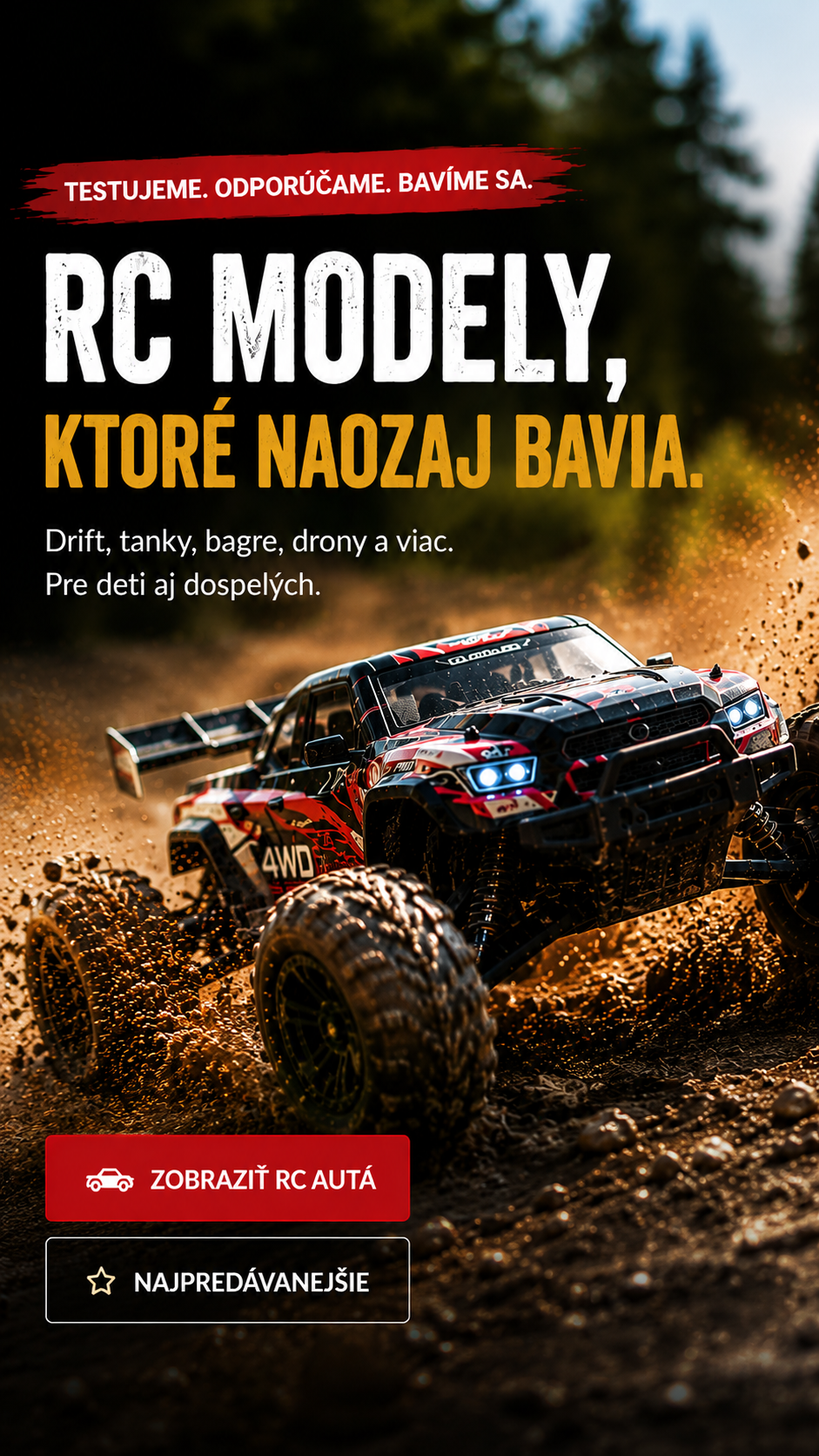 Rc autá ktoré bavia