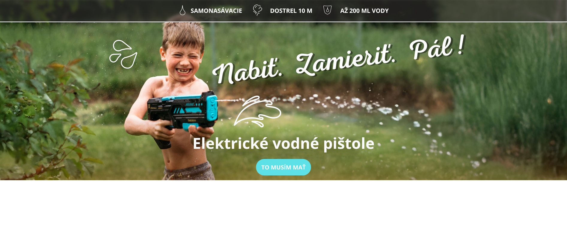 Elektrické vodné pištole