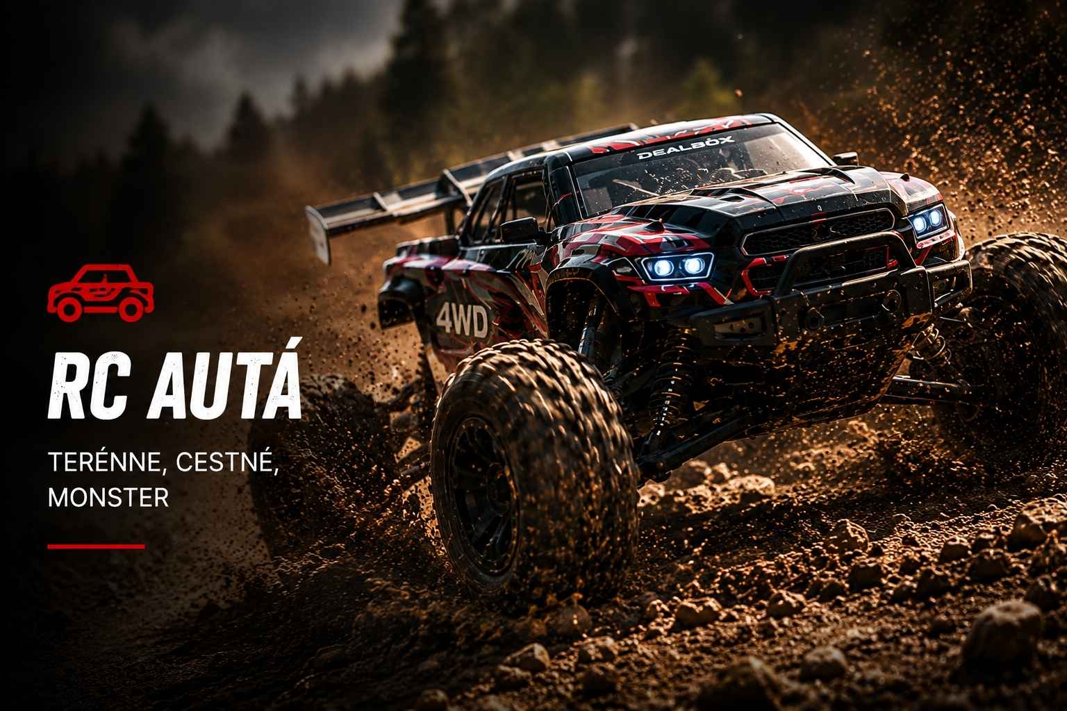 RC autá a trail