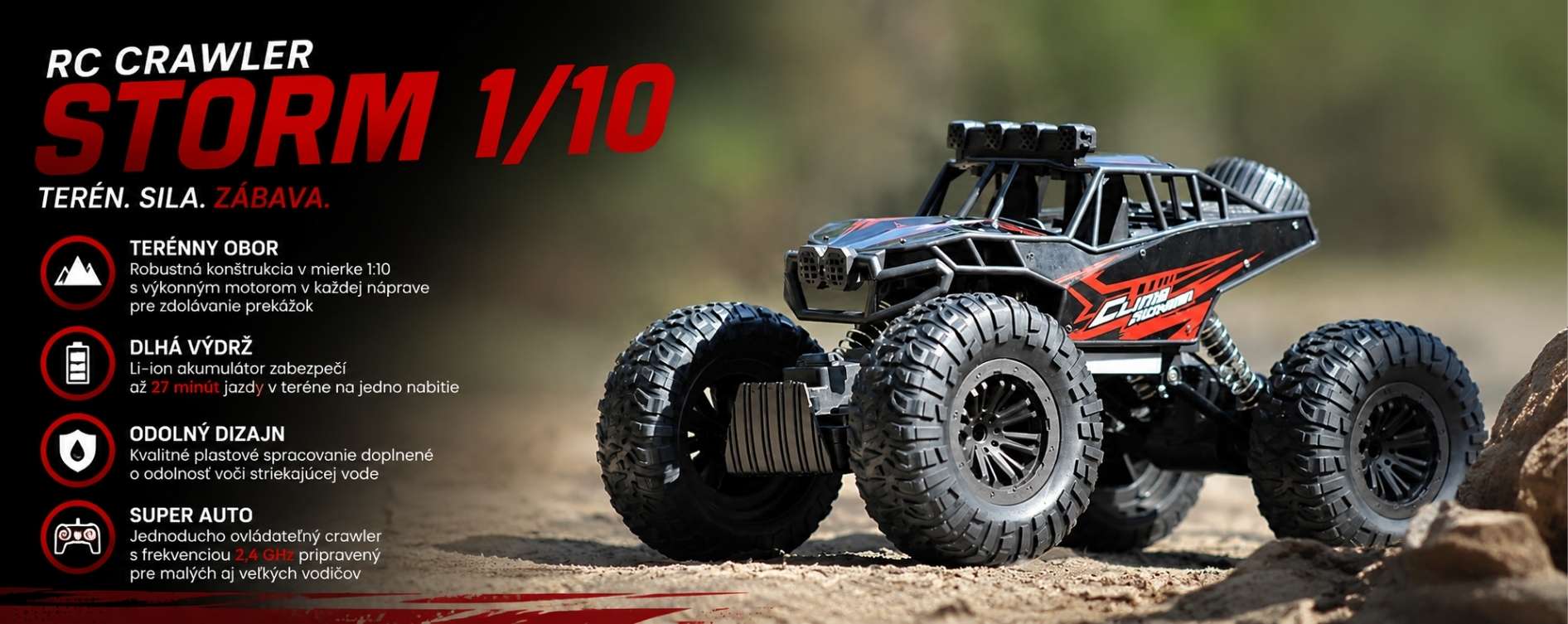 Rc crawler Storm 1:10