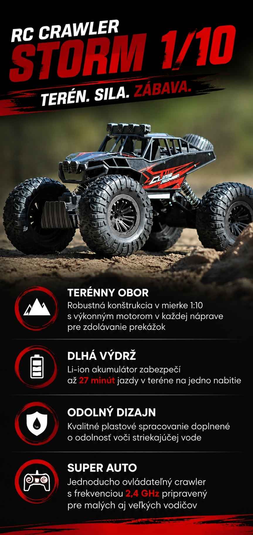 Rc crawler Storm