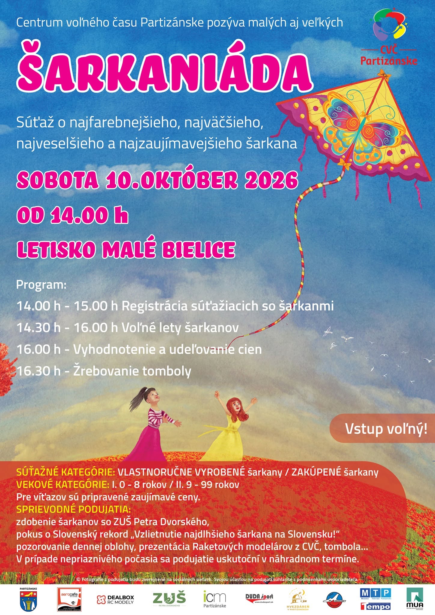 Oficiálna pozvánka na Šarkaniádu 2026