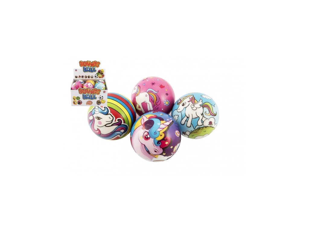 Loptička penový mäkký 9cm mix druhov v sáčku