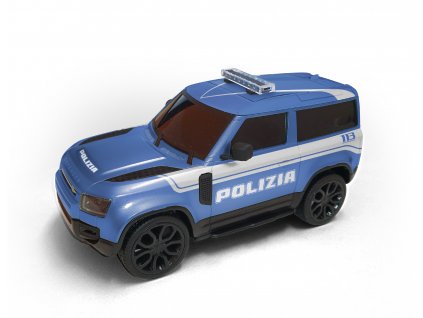 RE.EL Toys RC Policajný Land Rover Defender 1:24