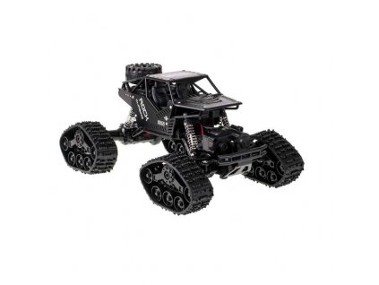 Strong Climbing Car 4WD METAL, 1:16, ALU karoséria, kolesá i pásy, RTR, čierny