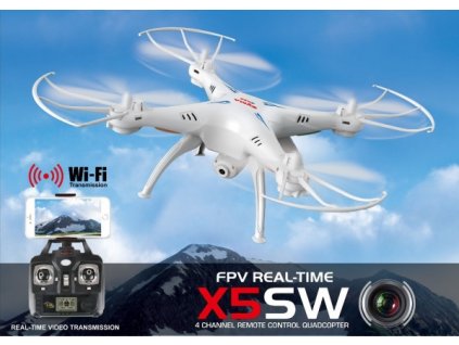 Syma X5Csw- dron s FPV online prenosom cez WiFi, biela - bazár
