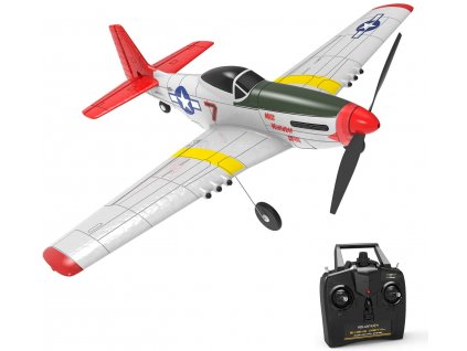 RC lietadlo Volantex Mustang P51, 6-osý gyroskop, RTF