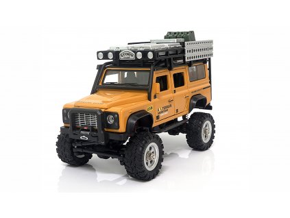 Rc auto D90X28 METALL Crawler 4WD 1:28 žltý