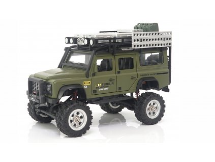 RC auto D90X28 METALL SCALE Crawler 4WD 1:28 RTR zelený