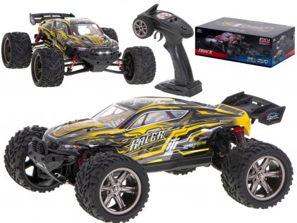 RC auto Buggy Monstertruck 1:12 nová verzia s LED osvetlením žlta