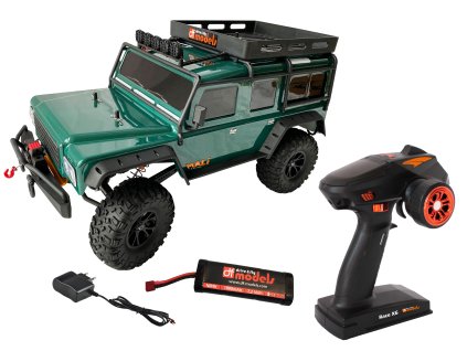 DF models RC auto DF-4J Crawler Edition 1:10 XXL Zelený