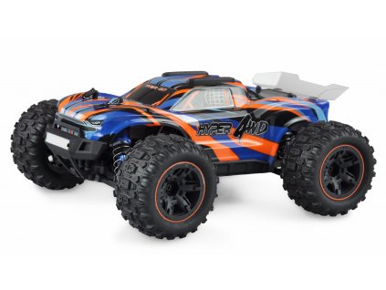 Hyper Go Truggy 4WD 1:16 RTR brushed, LED, oranžovo modrý