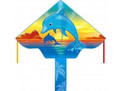 Invento drak Simple Flyer Dolphin Sunset 120 cm