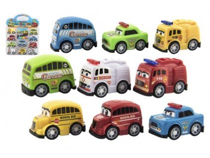 Súprava auto mini 5cm plast 10ks v blistri