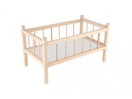 Postieľka drevo 54x34x29cm v sáčku