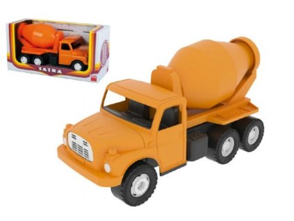 Auto Tatra 148 plast 30cm miešačka oranžová v krabici