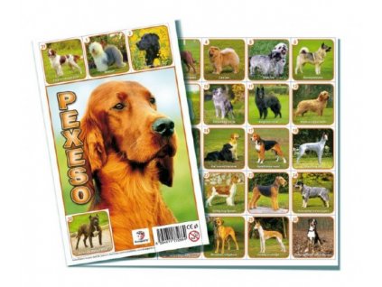 Pexeso Psy spoločenská hra 32 obrázkových dvojíc