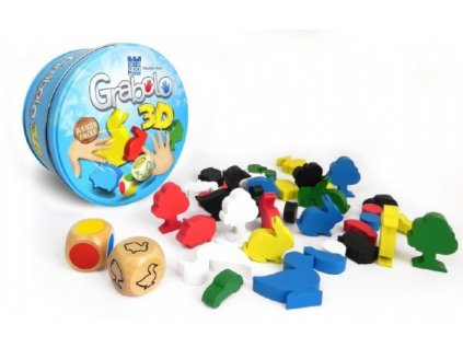 Grabolo 3D spoločenská hra v plechovej krabičke