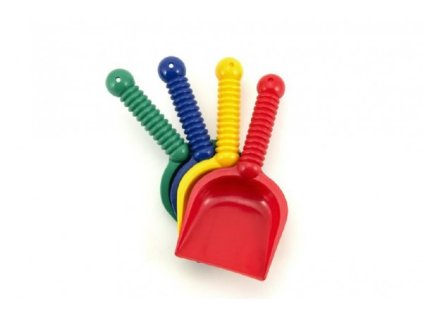 Lopatka plast 21cm 4 farby od 12 mesiacov