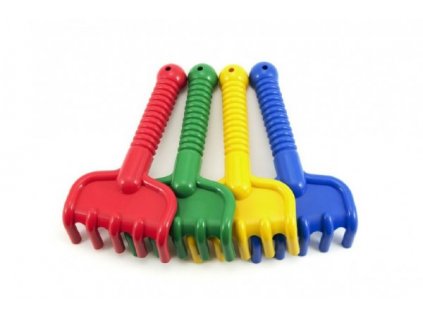 Hrabličky plast 19cm 4 farby od 12 mesiacov