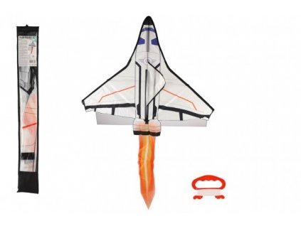 Šarkan lietajúci raketoplán nylon 104x80cm