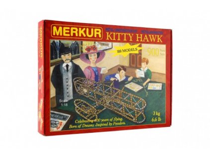 Stavebnica MERKUR Kitty Hawk 100 modelov 900ks v krabici