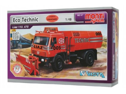 Stavebnica Monti 47 Eco Technic Liaz 1:48 v krabici 22x15x6cm